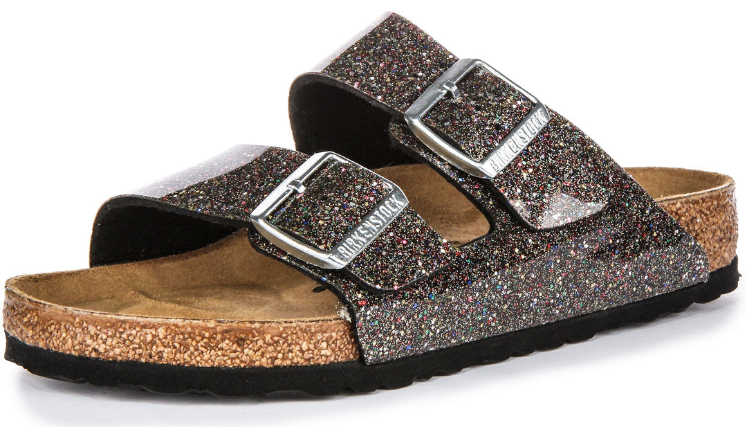 Birkenstock Arizona-sandaler | Svart Birko-Flor – flerfärgad för barn