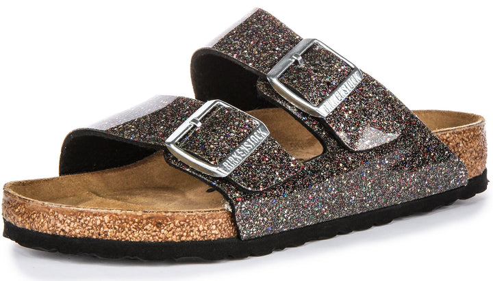 Birkenstock Arizona-sandaler | Svart Birko-Flor – flerfärgad för barn