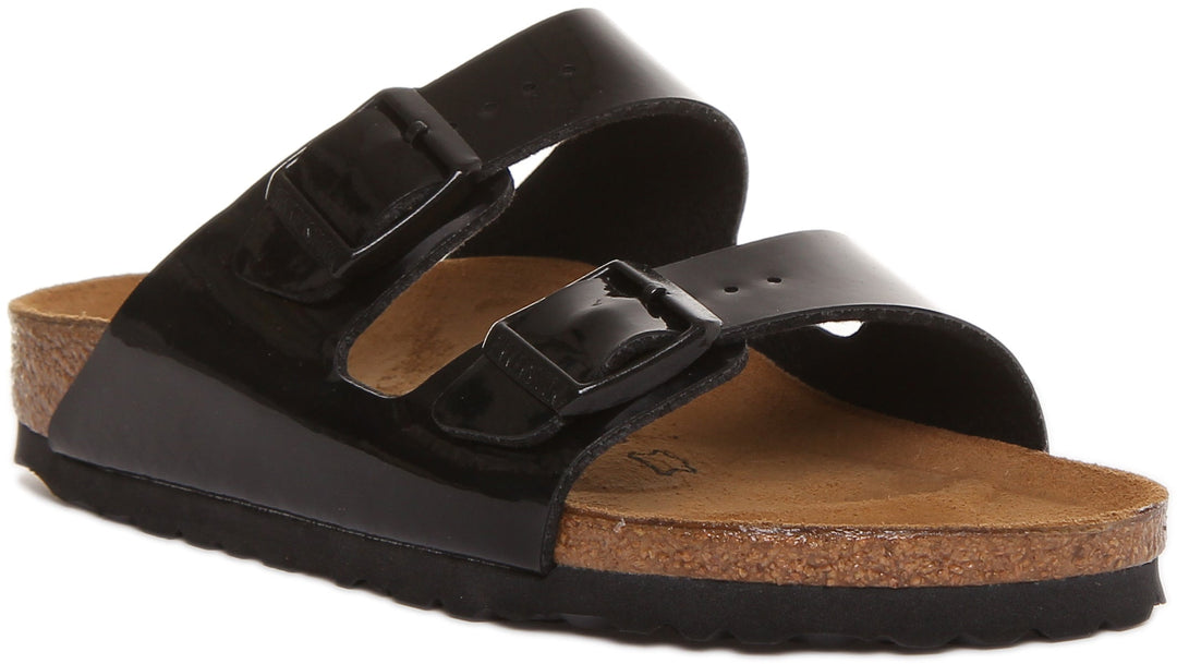 Sandales Birkenstock Arizona | Birko-Flor noir pour femmes