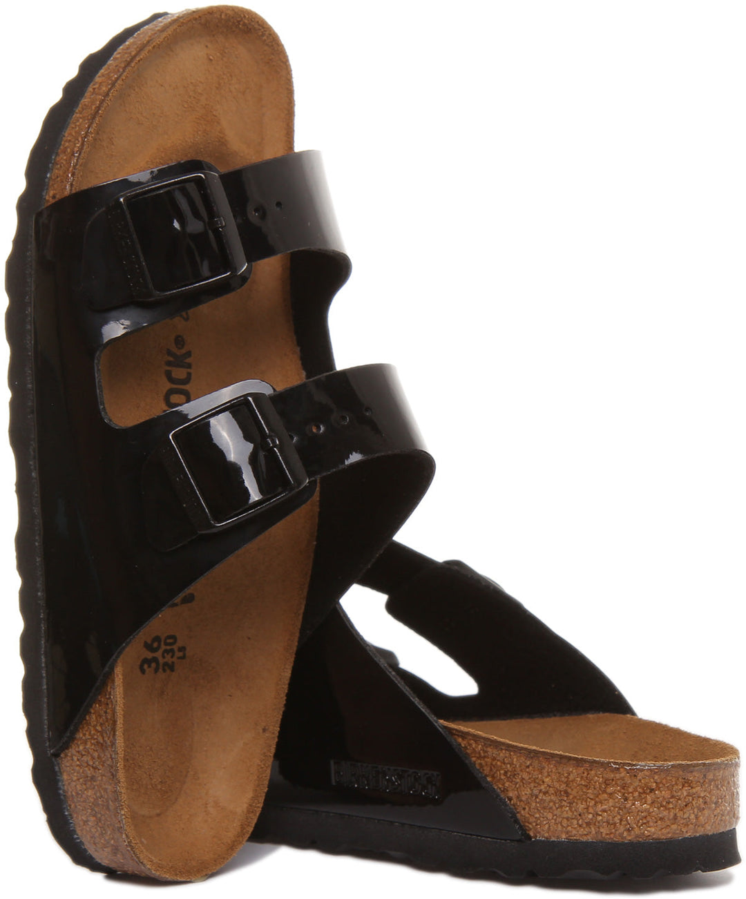 Sandales Birkenstock Arizona | Birko-Flor noir pour femmes