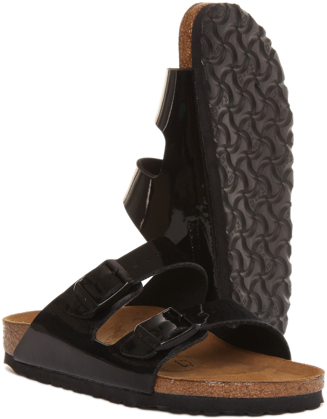 Sandales Birkenstock Arizona | Birko-Flor noir pour femmes