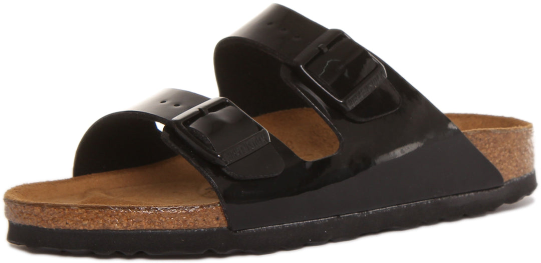 Sandales Birkenstock Arizona | Birko-Flor noir pour femmes