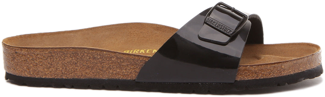 Birkenstock Madrid-sandaler | Svart Birko-Flor för kvinnor