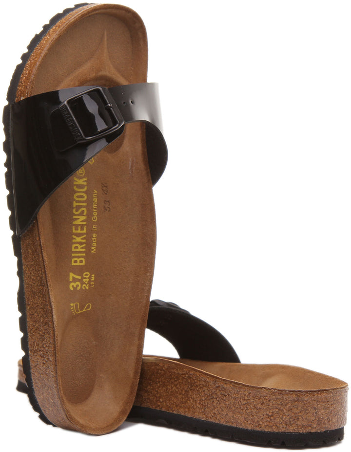 Birkenstock Madrid-sandaler | Svart Birko-Flor för kvinnor