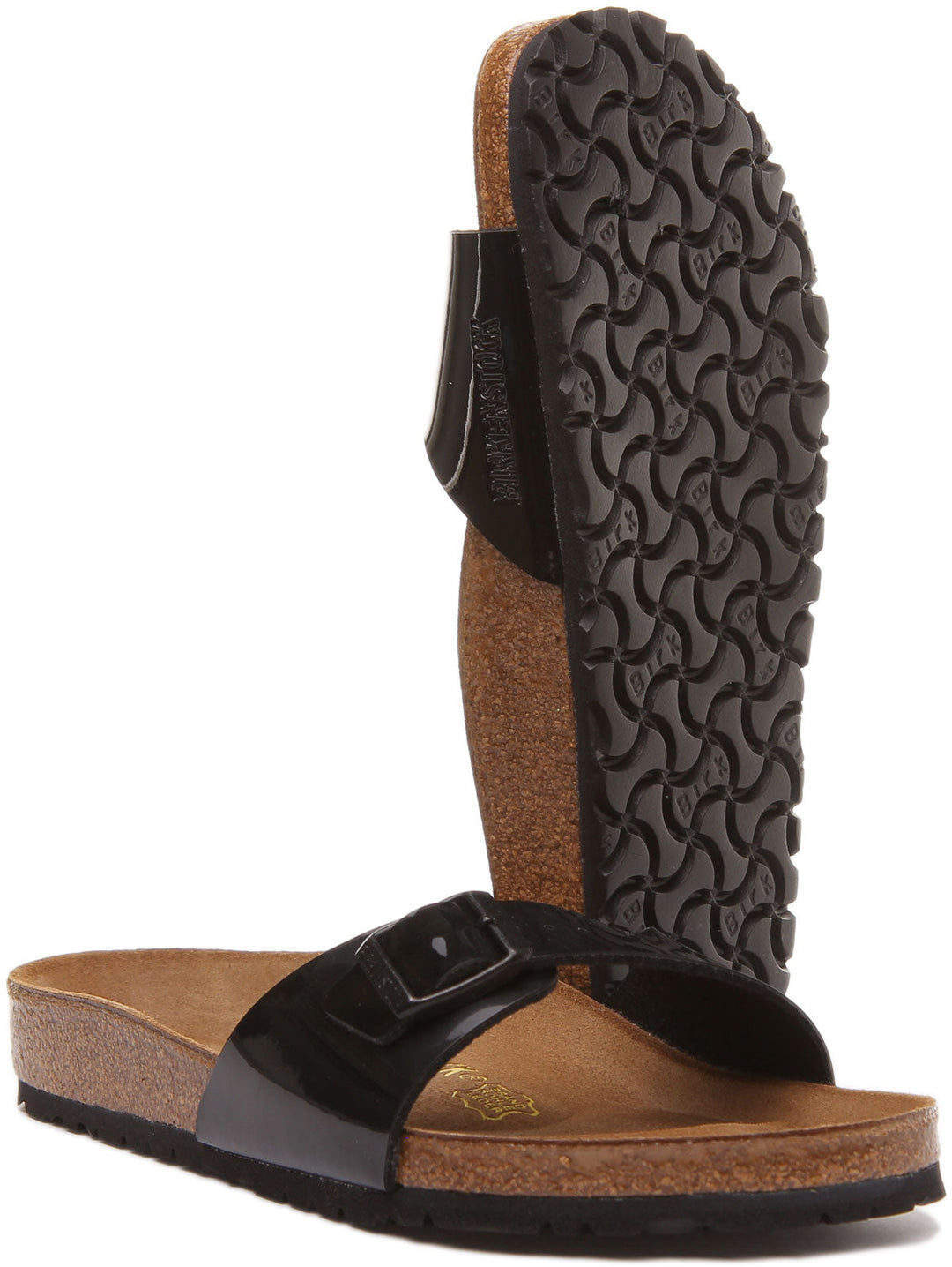 Birkenstock Madrid-sandaler | Svart Birko-Flor för kvinnor