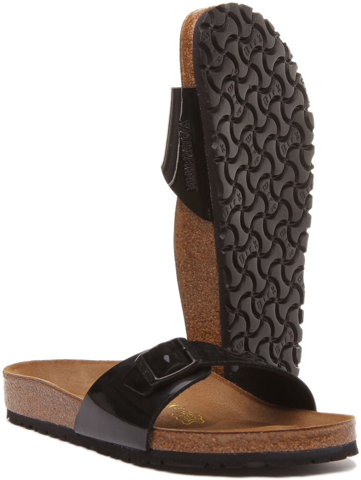 Birkenstock Madrid-sandaler | Svart Birko-Flor för kvinnor