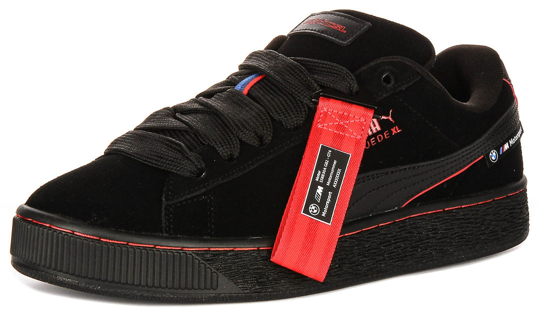 Puma X BMW Suede XL i svart och rött