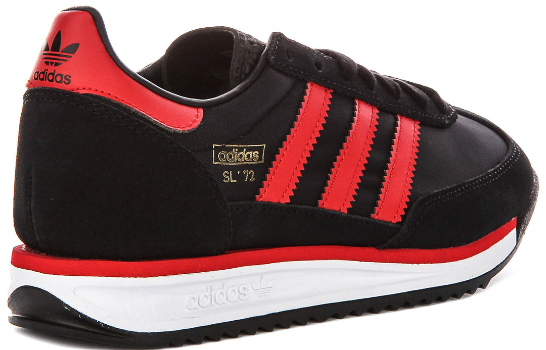Adidas Sl 72 Rs J In Black Red For Junior