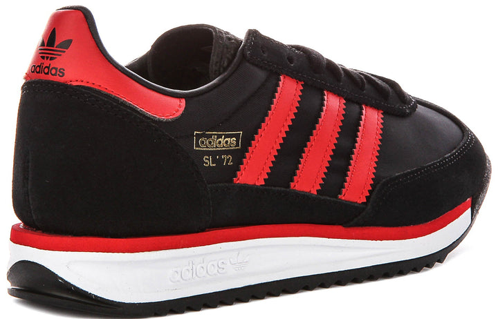 Adidas Sl 72 Rs J In Black Red For Junior