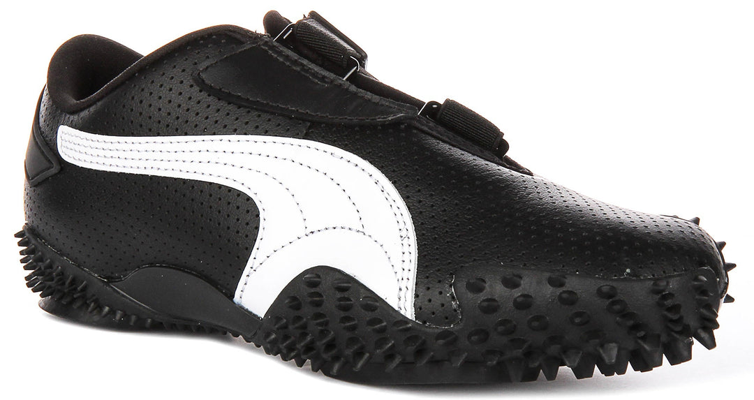 Puma Mostro Perf in zwart en wit