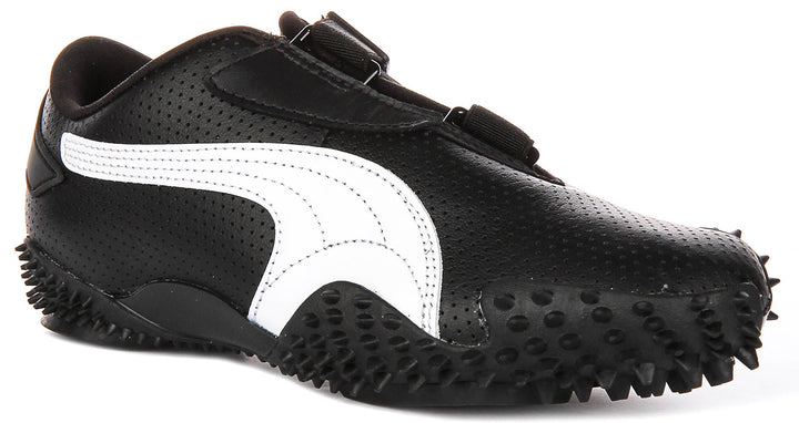 Puma Mostro Perf in zwart en wit