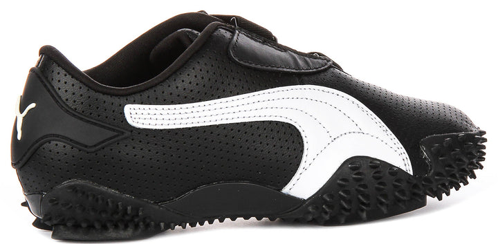 Puma Mostro Perf in zwart en wit