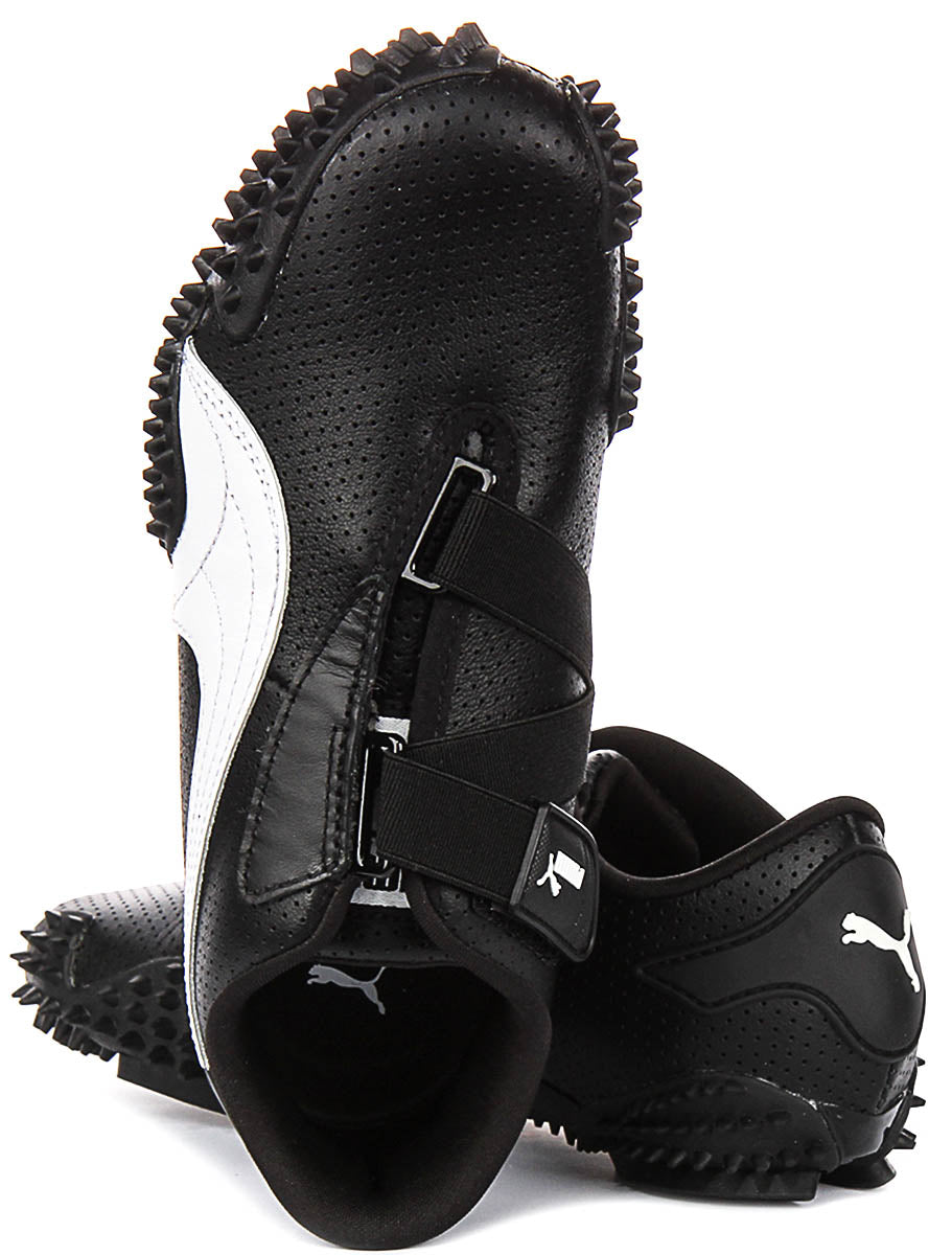 Puma Mostro Perf in zwart en wit