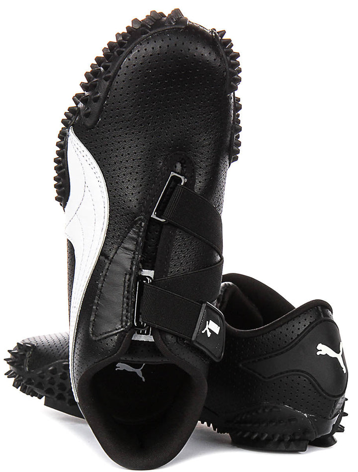 Puma Mostro Perf in zwart en wit