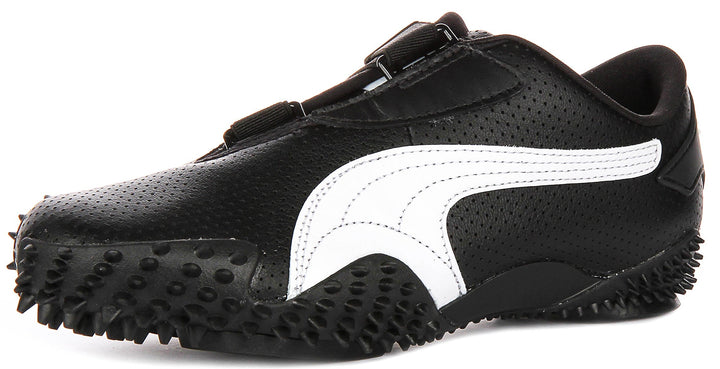 Puma Mostro Perf in zwart en wit