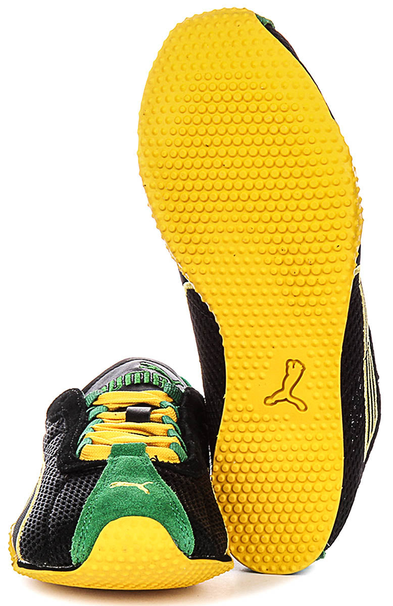 Puma H Street-sneakers i svart och gult