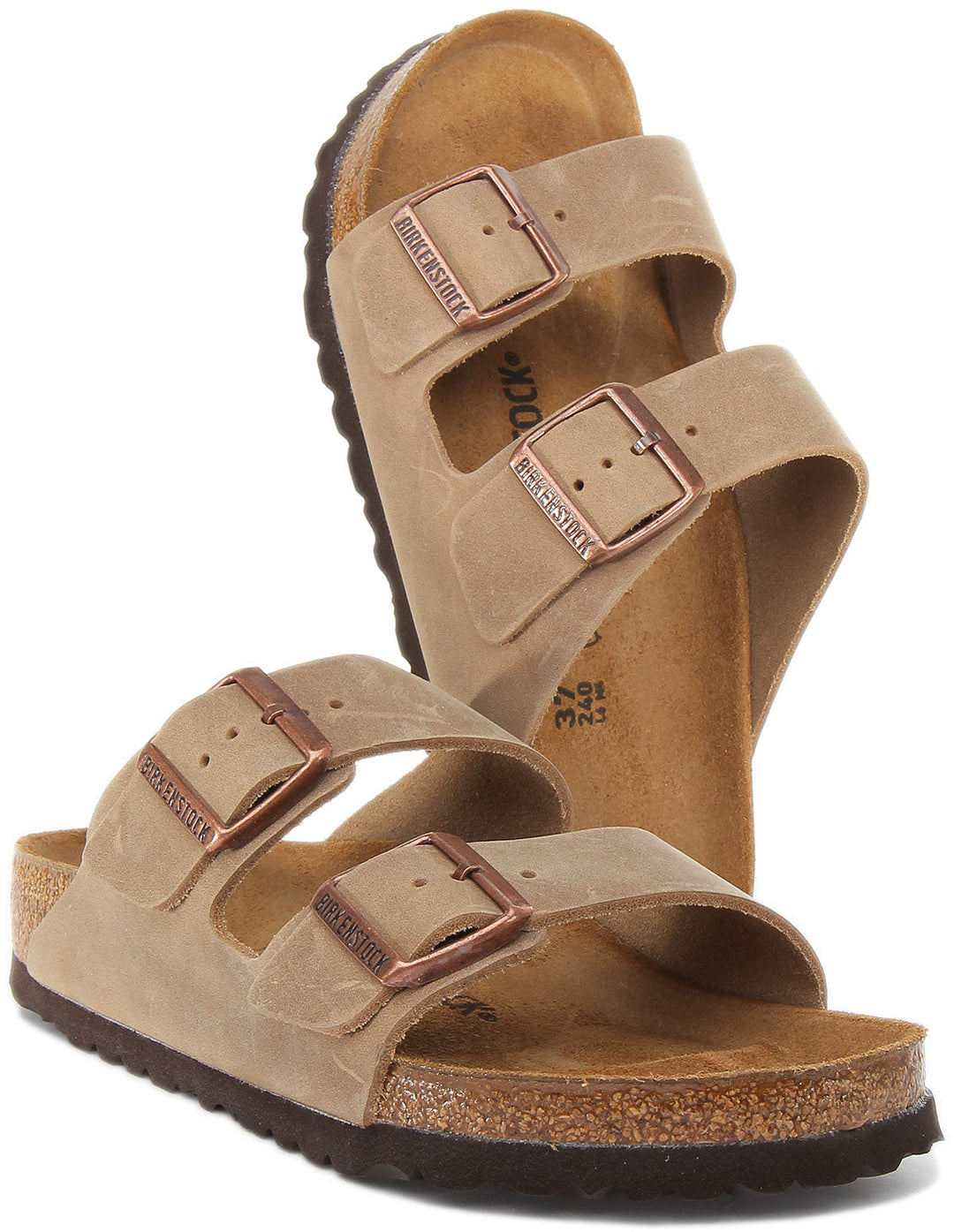 Birkenstock Arizona-sandaler | Brunt nubuckläder för kvinnor
