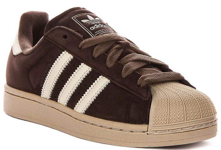 Adidas Superstar II In Brown Beige