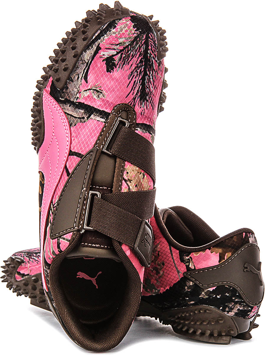 Puma Mostro Camo II i brunt och rosa för kvinnor
