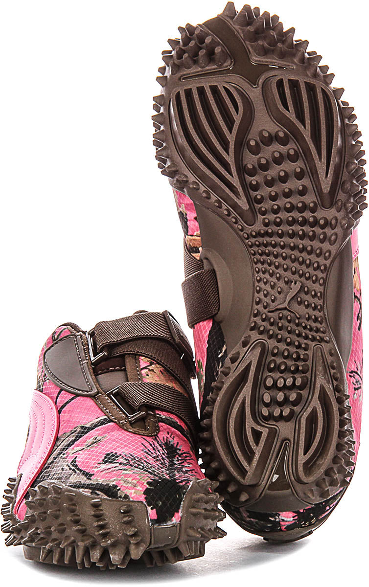 Puma Mostro Camo II i brunt och rosa för kvinnor