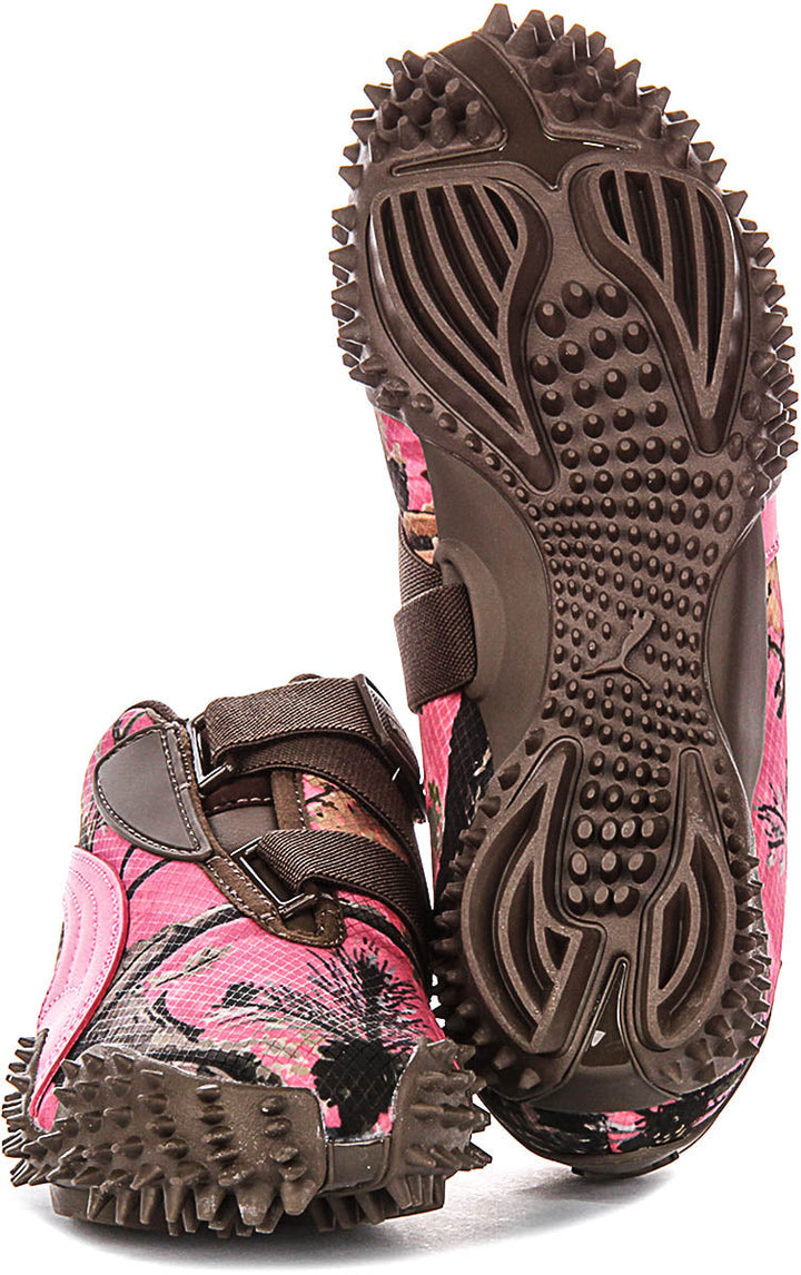 Puma Mostro Camo II i brunt och rosa för kvinnor