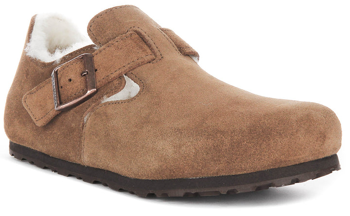 Birkenstock London-tofflor | Brunt mockaläder för kvinnor