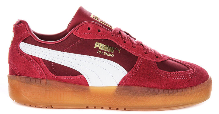 Puma Palermo Moda Tongue in bordeauxrood voor dames