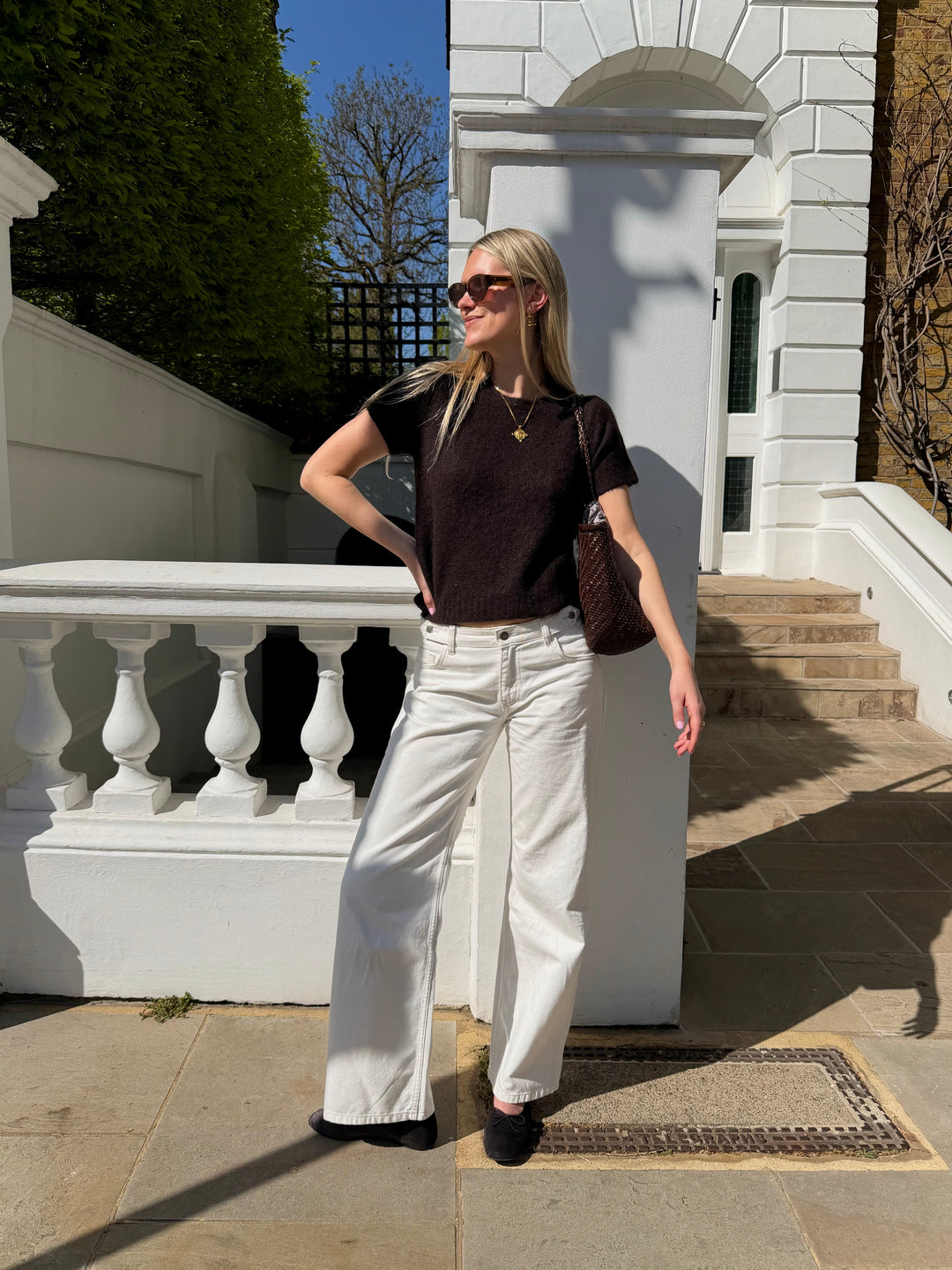 The Short Sleeve Knit - Chocolate