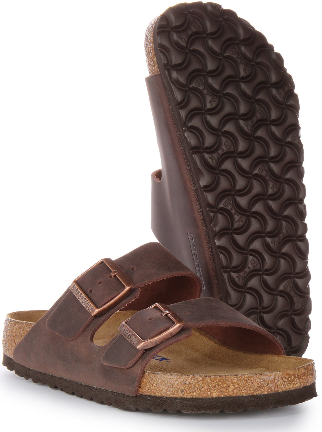 Birkenstock Arizona-sandaler | Brunt äkta läder för kvinnor