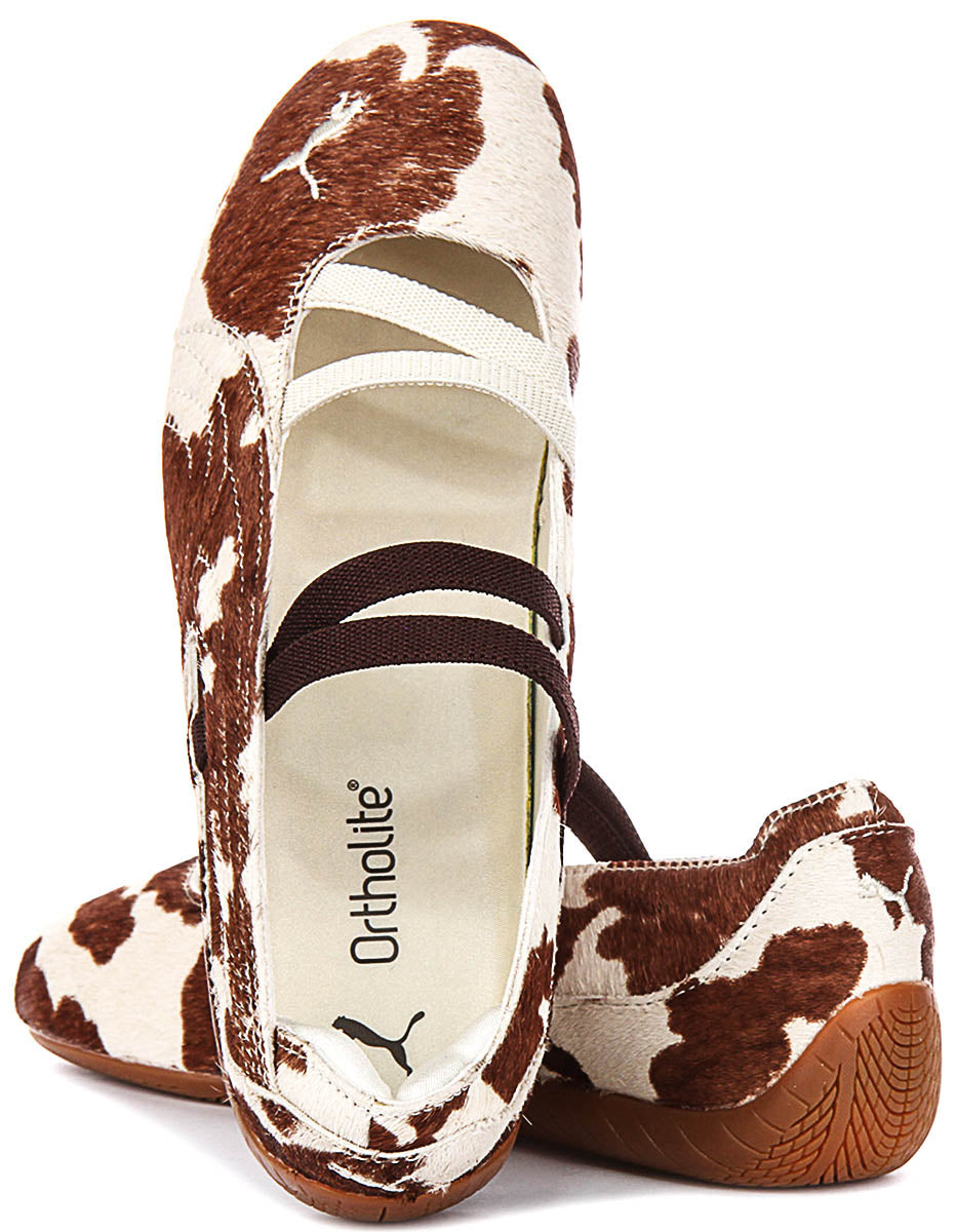 Puma SC Ballet Cow i beige och brunt för kvinnor