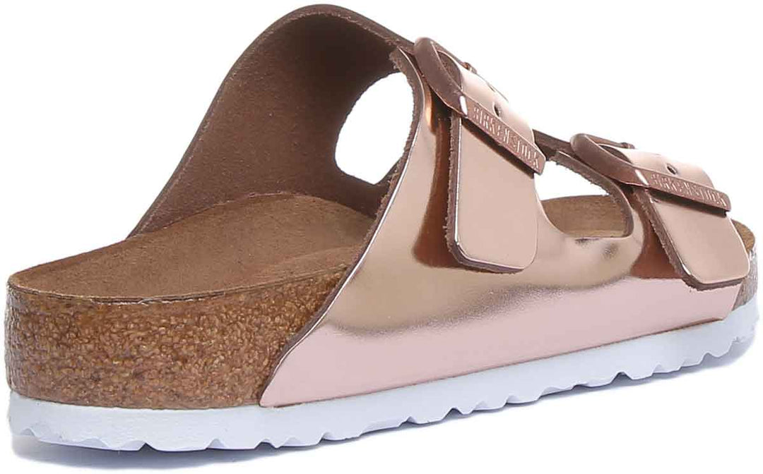 Birkenstock Arizona sandalen | koperkleurig Birko-Flor - zacht voetbed voor dames