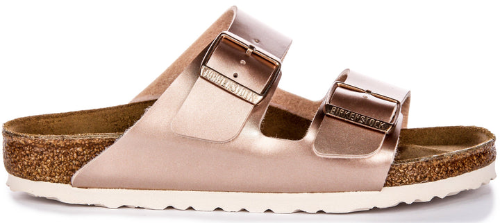 Birkenstock Arizona-sandaler | Kopparfärgad Birko-Flor för barn – normal passform