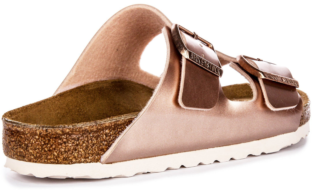Birkenstock Arizona-sandaler | Kopparfärgad Birko-Flor för barn – normal passform