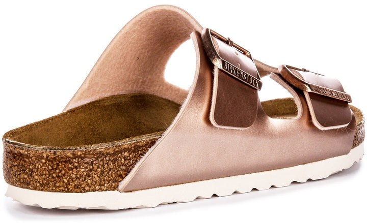 Birkenstock Arizona-sandaler | Kopparfärgad Birko-Flor för barn – normal passform