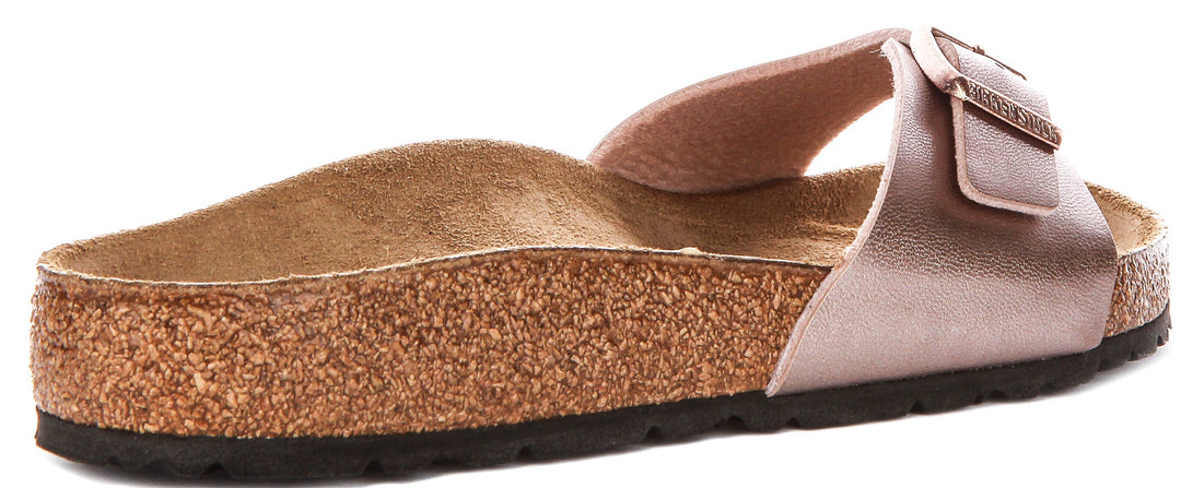Birkenstock Madrid-sandaler | Kopparfärgad Birko-Flor för kvinnor – normal läst