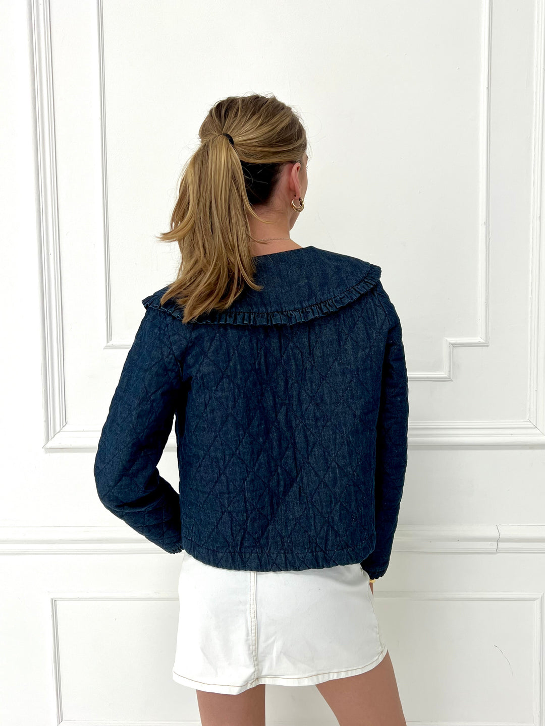 Spijkerjas met Quilting