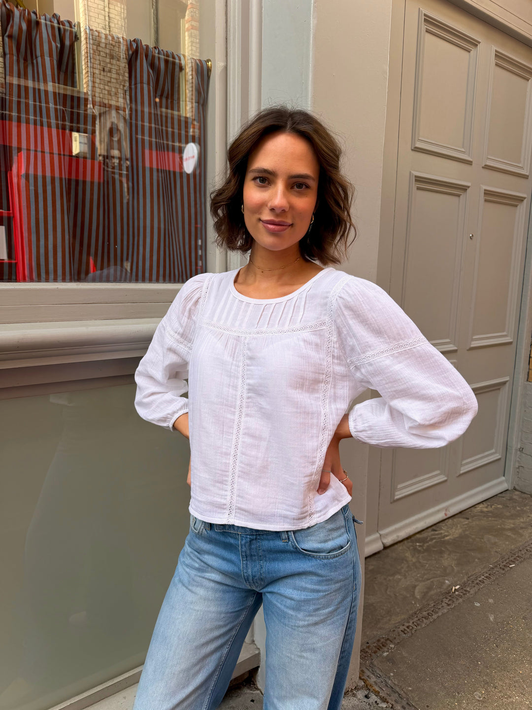 Lara Top - Wit