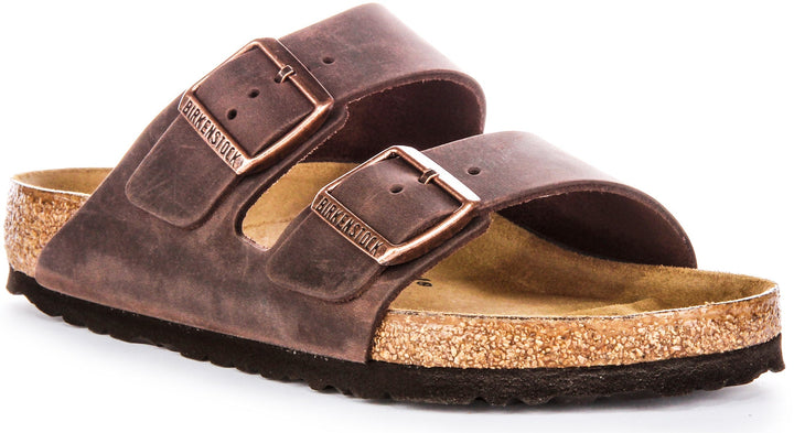 Birkenstock Arizona-sandaler | Brunt äkta läder för kvinnor