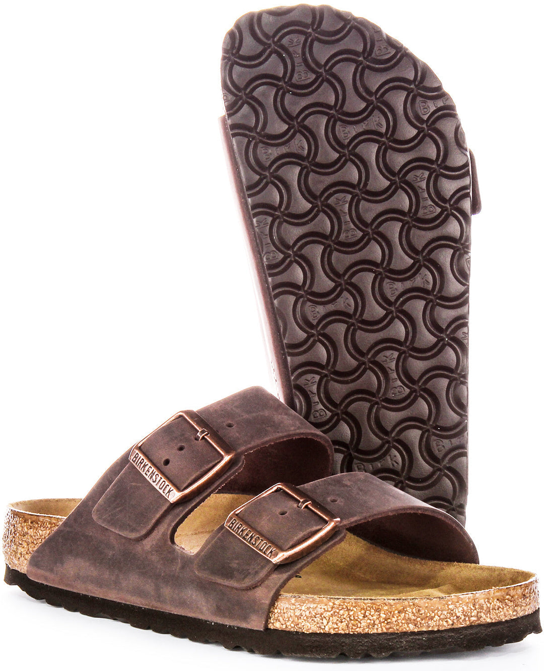 Birkenstock Arizona-sandaler | Brunt äkta läder för kvinnor