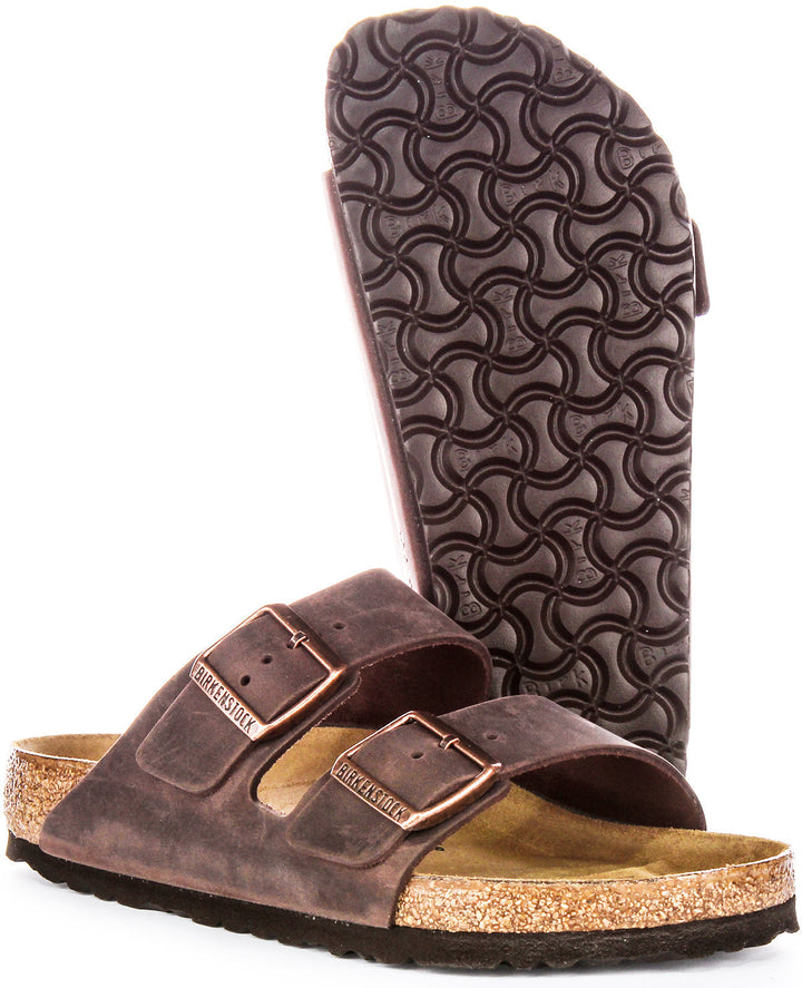 Birkenstock Arizona-sandaler | Brunt äkta läder för kvinnor