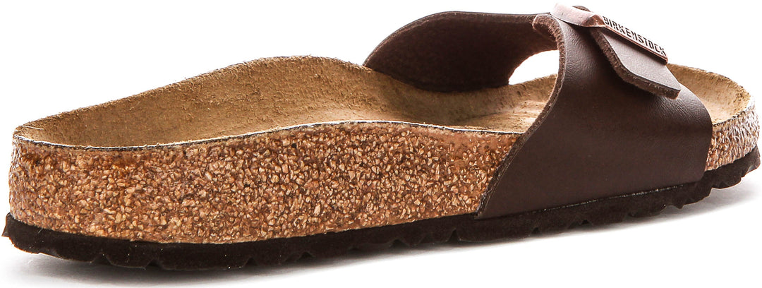 Birkenstock Madrid-sandaler | mörkbrun Birko-Flor för kvinnor – smal passform