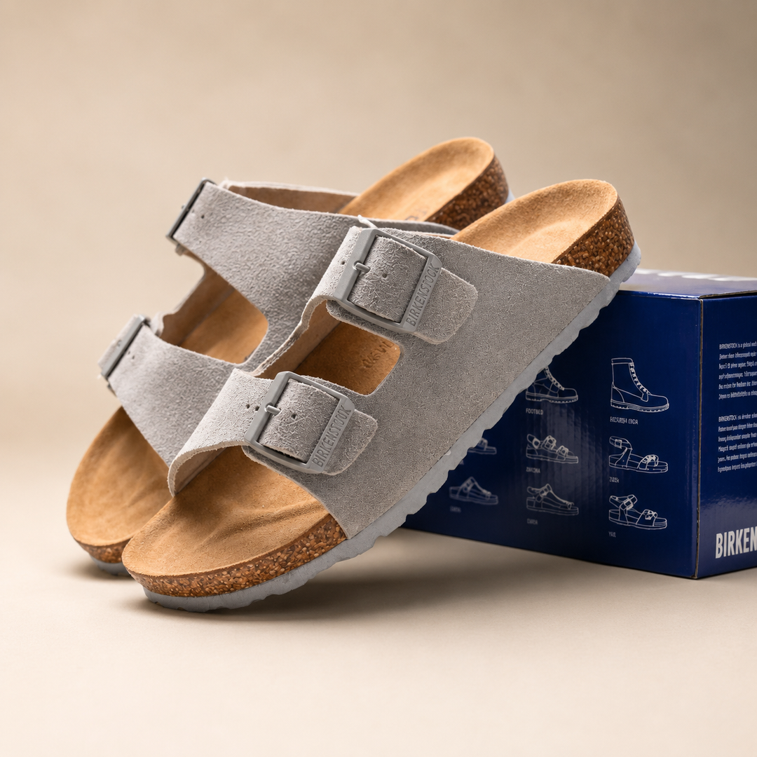 Birkenstock Arizona damsandaler med två remmar