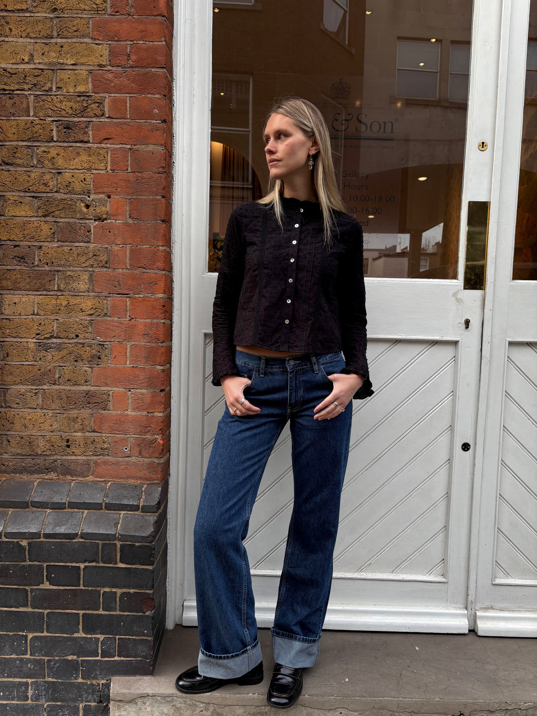 Callie Blouse - Zwart