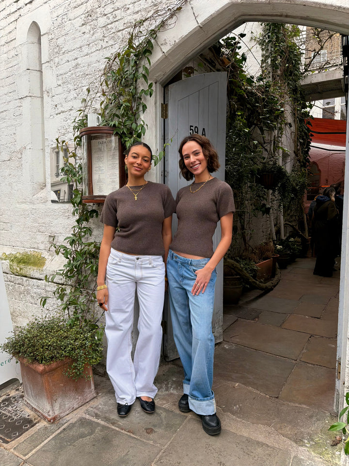 Top en maille Sofie - Marron