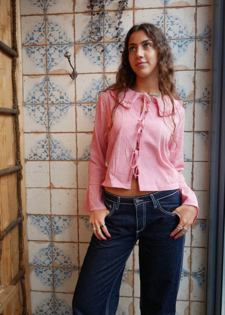 Chemise Sadie - Rouge
