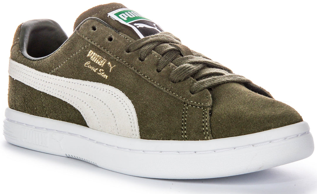 Puma Vintage vardagsskor i grönmocka, skogsgrön