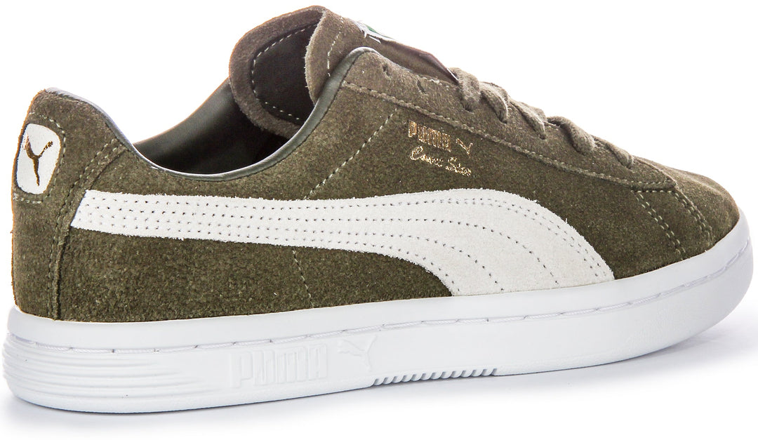 Puma Vintage vardagsskor i grönmocka, skogsgrön