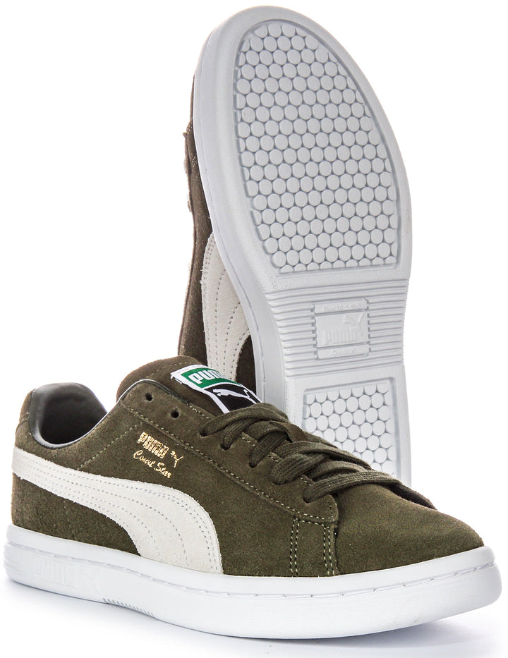 Puma Vintage vardagsskor i grönmocka, skogsgrön