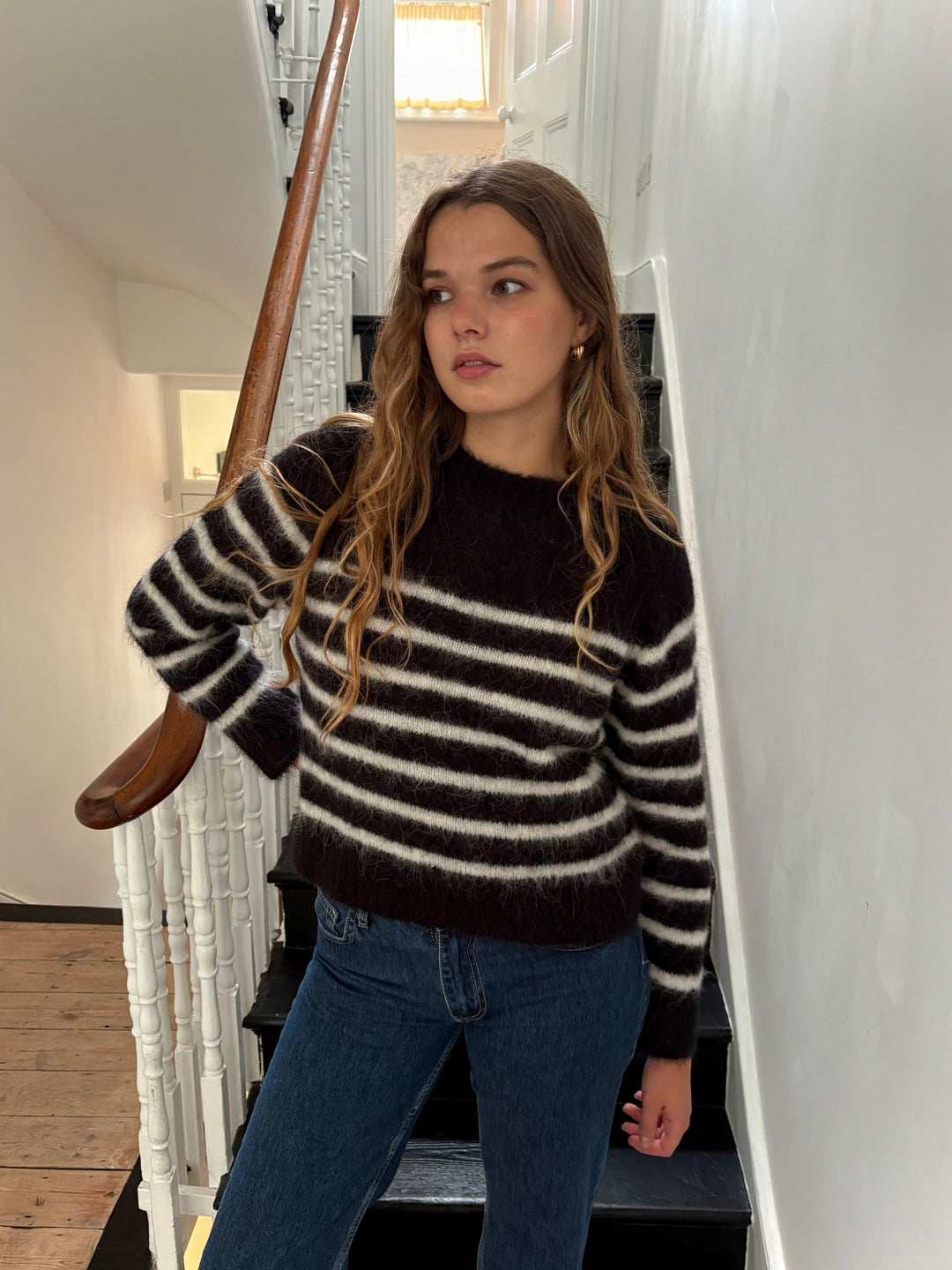 Cara Trui - Zwart & Wit