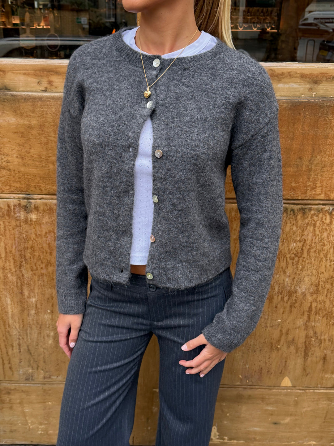 Cardigan Elsa - Gris foncé